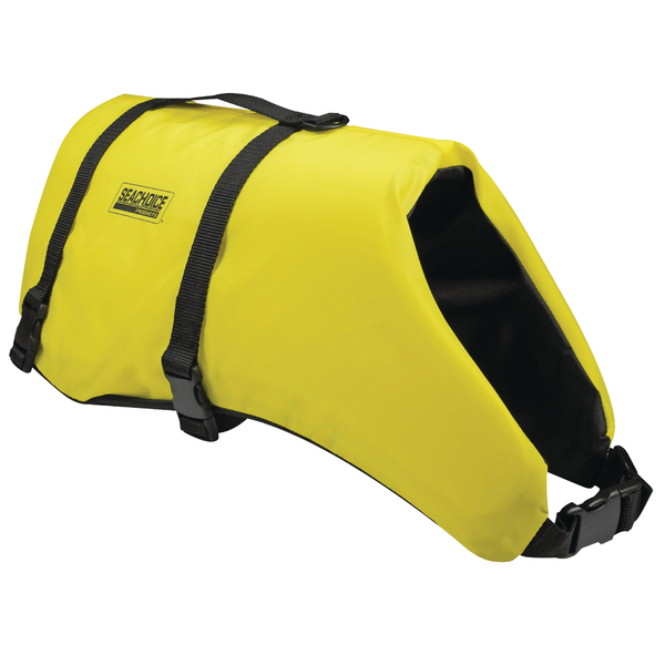 Seachoice Dog Life Vest - Yellow, Md, 20 to 50 lbs. 86330